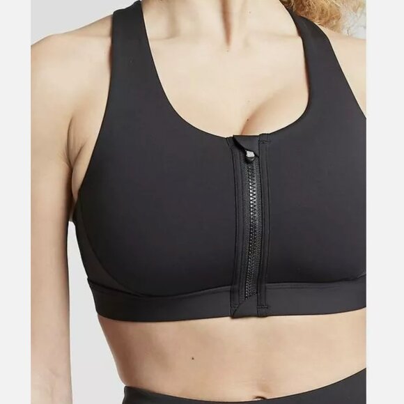 Athleta Ultimate Zip Front Bra D-DD EUC Size M - Picture 3 of 8